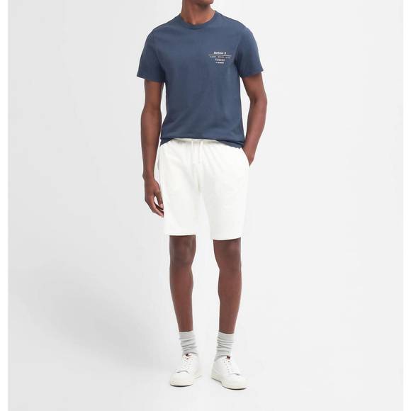 NEW BARBOUR pull on winford shorts in ecru - Picture 5 of 6